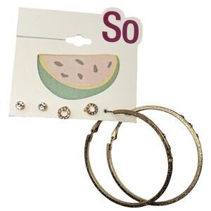5/15 NWT SO 3 pairs of earrings